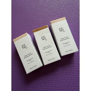 3 Beauty of Joseon Daily Tinted Fluid Sunscreen SPF 40 NEW Exp 9/26 NEW 50 ml